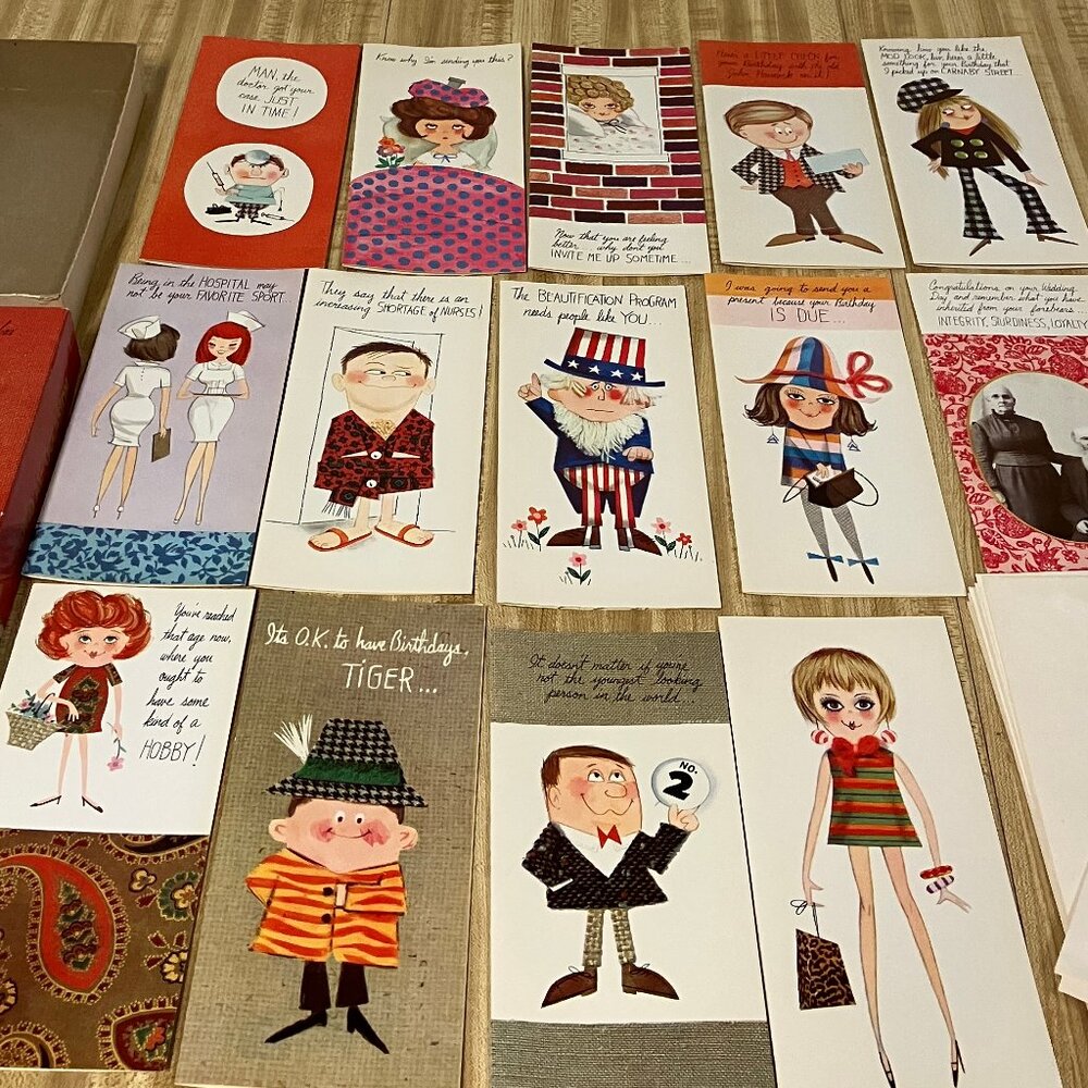 Humorous all occasions vintage Studio by sunshine unused greeting cards